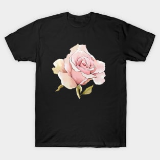 Dreamy Vintage Floral | Dark Background T-Shirt